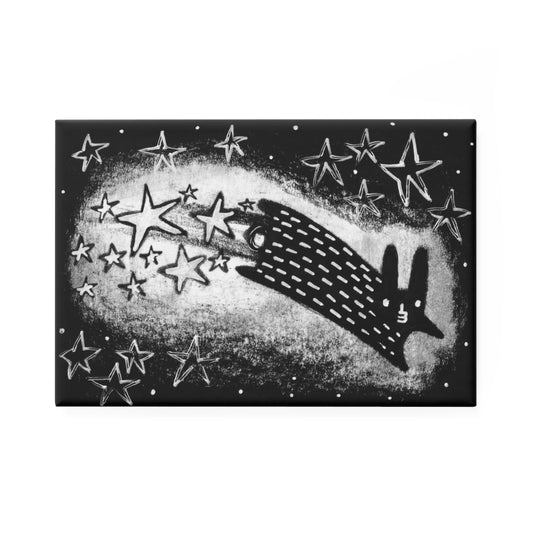 Space Bunny Fridge Magnet