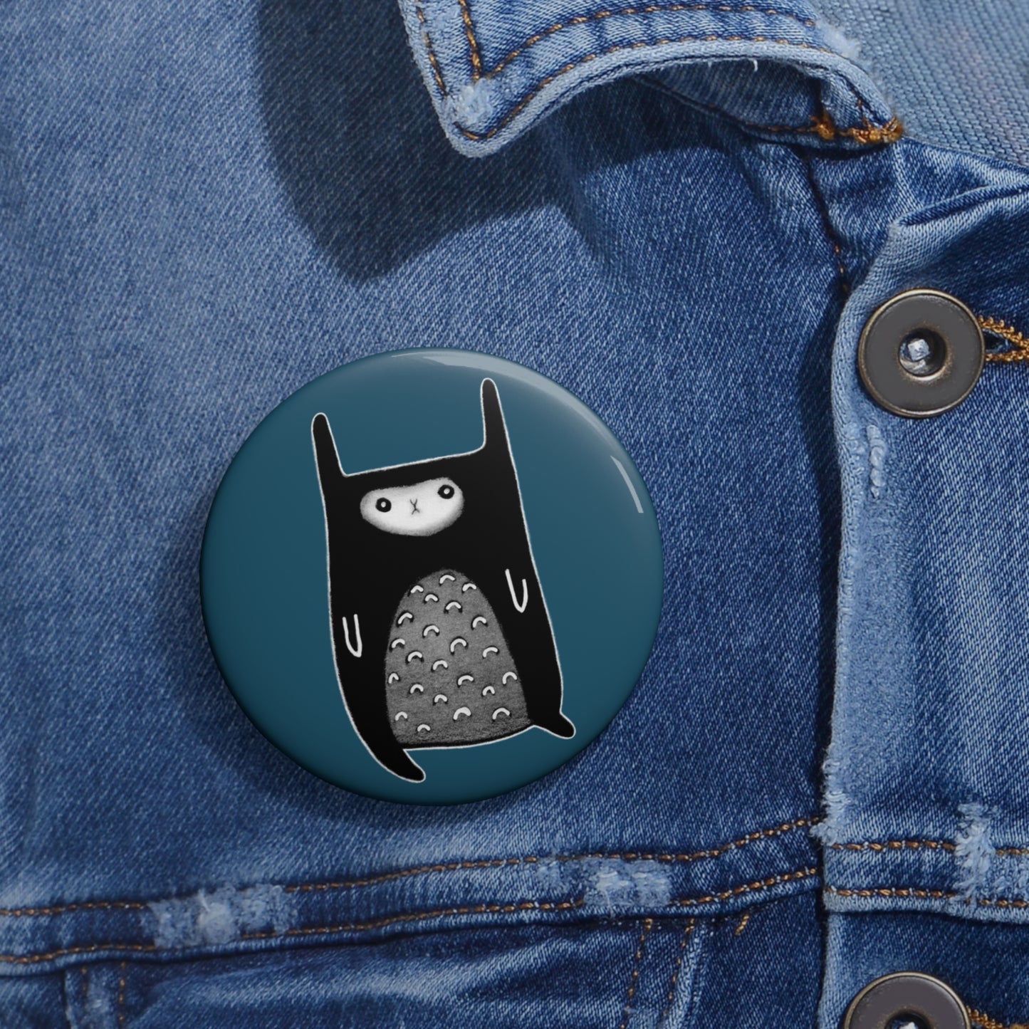 Rabbit Monster Button