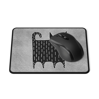 Black Cat Mouse Pad