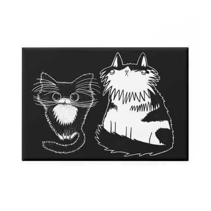 Tuxedo Cats Fridge Magnet