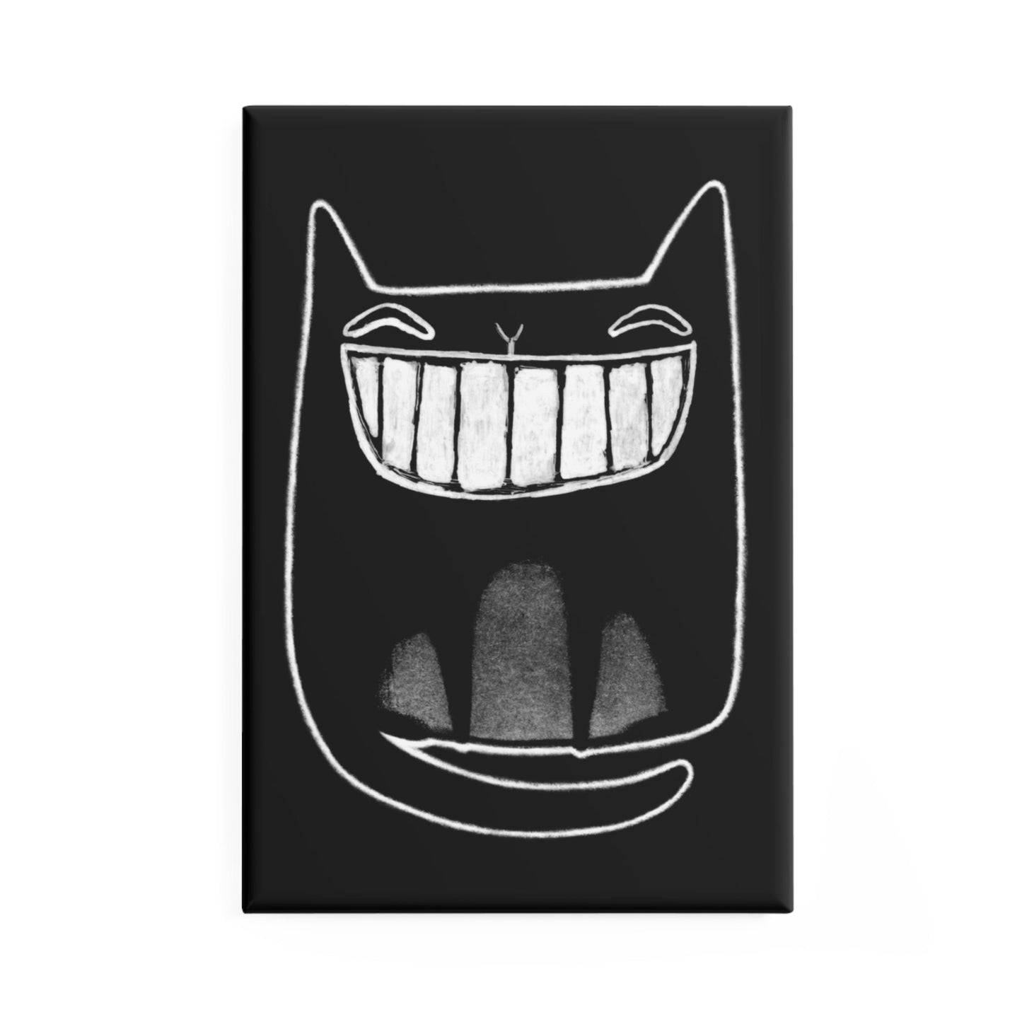 Black Cat Fridge Magnet