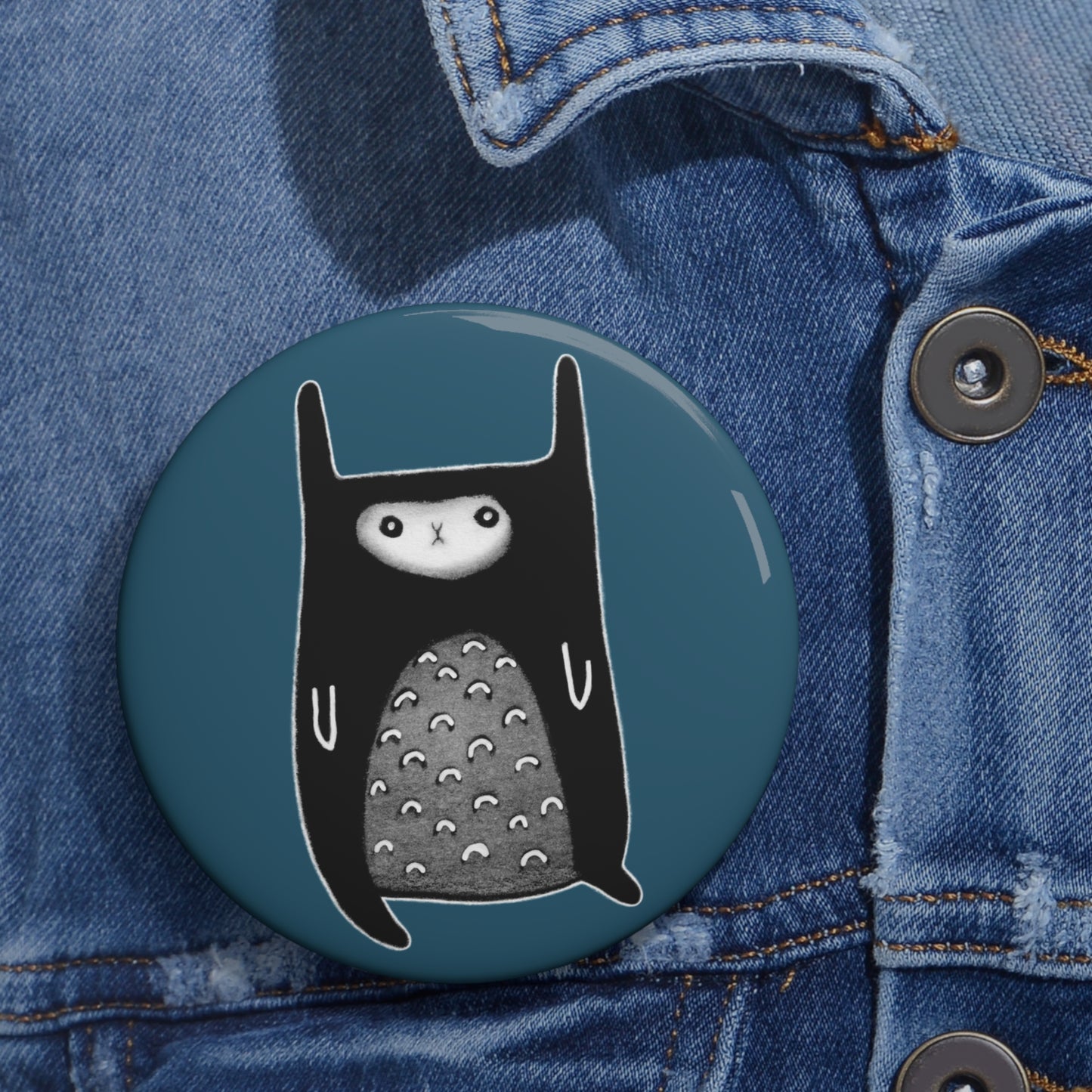 Rabbit Monster Button