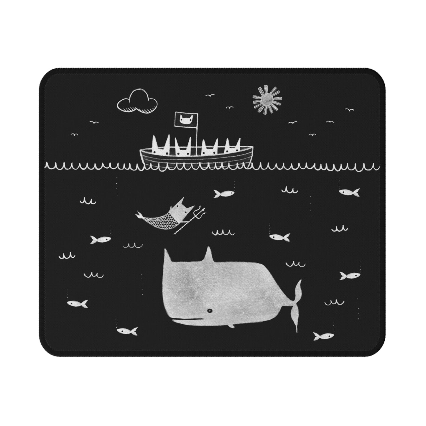 Ocean Sailing Cats Mouse Pad