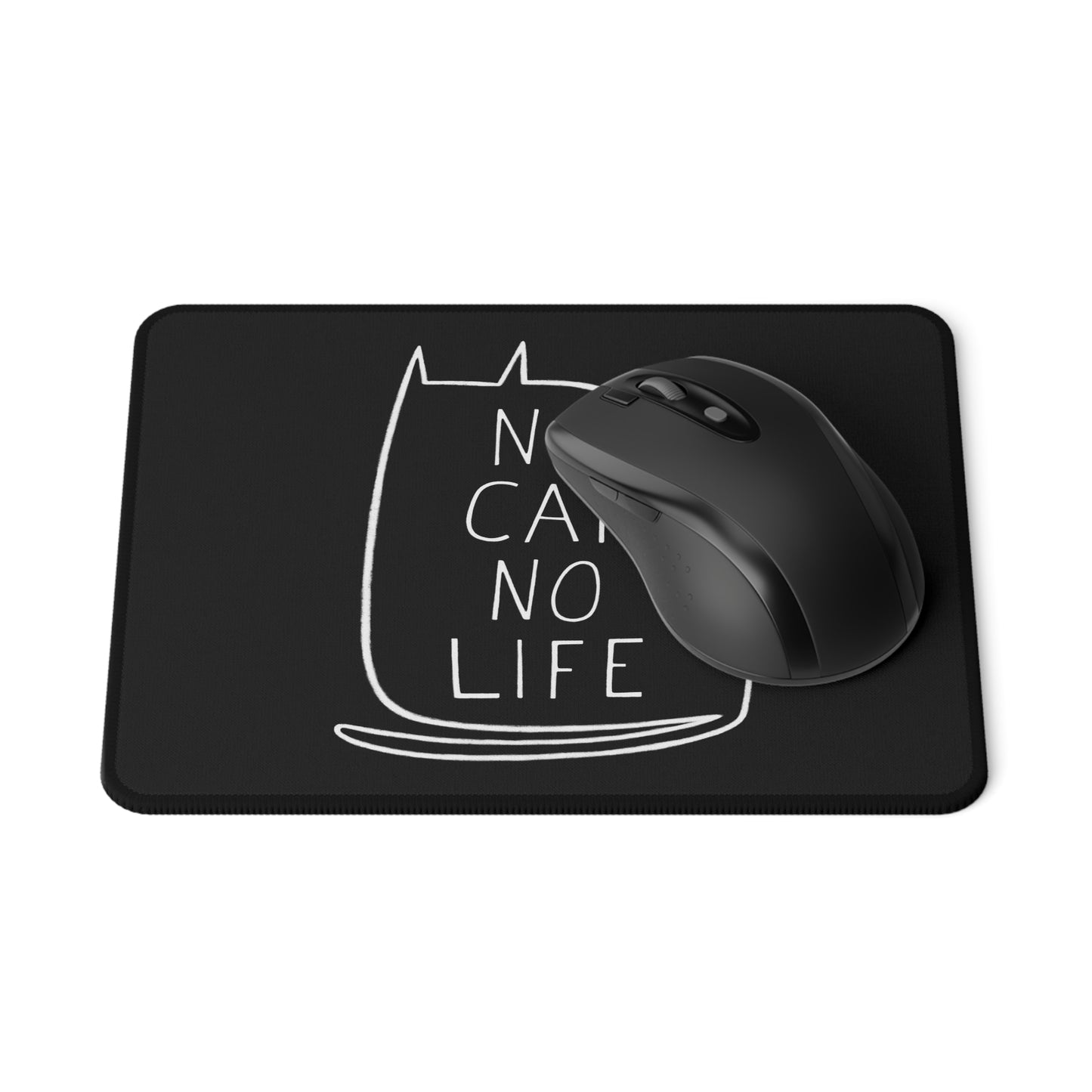 No Cat No Life Mouse Pad