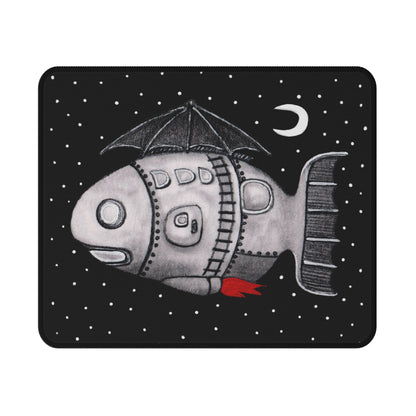 Fish Contraption Mouse Pad