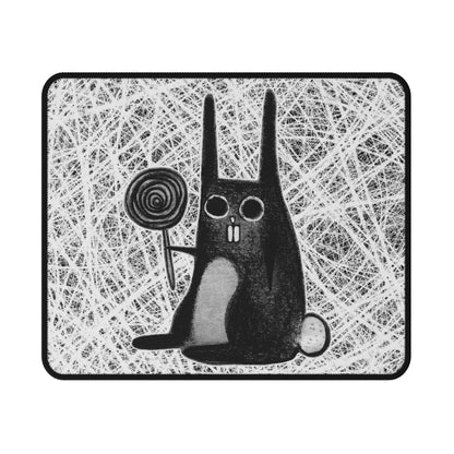 Weird Rabbit Mouse Pad