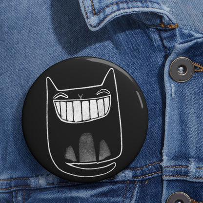 Black Cat Button