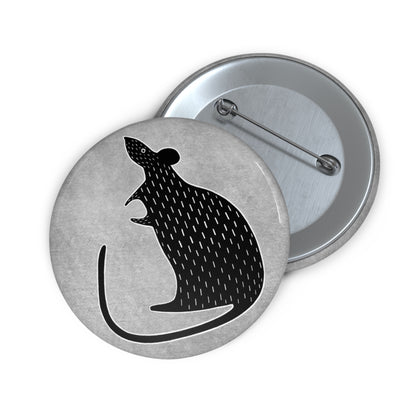 Black Rat Button