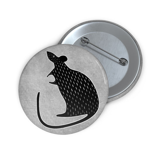 Black Rat Button