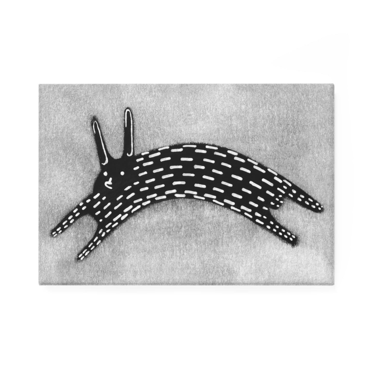 Black Rabbit Fridge Magnet