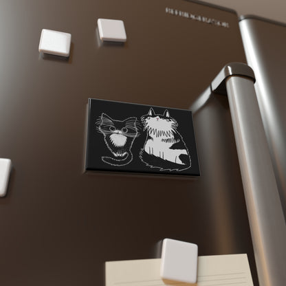 Tuxedo Cats Fridge Magnet