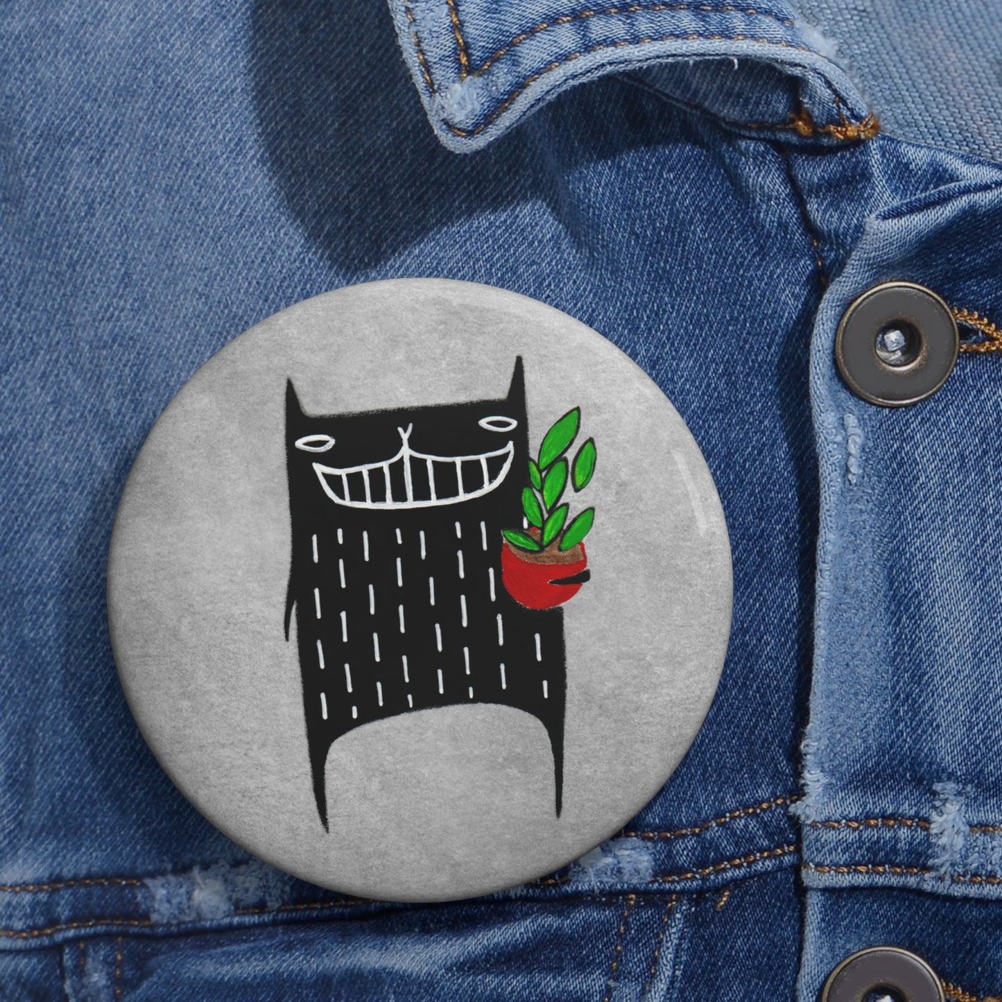 Plant Monster Button