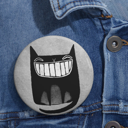 Black Cat Button