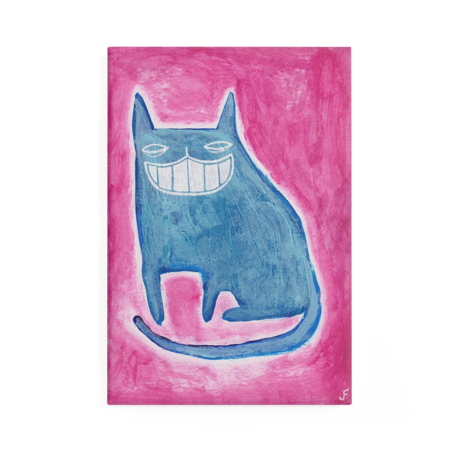 Blue Cat Fridge Magnet