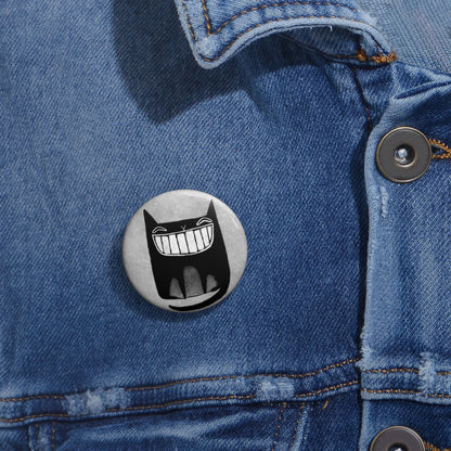 Black Cat Button