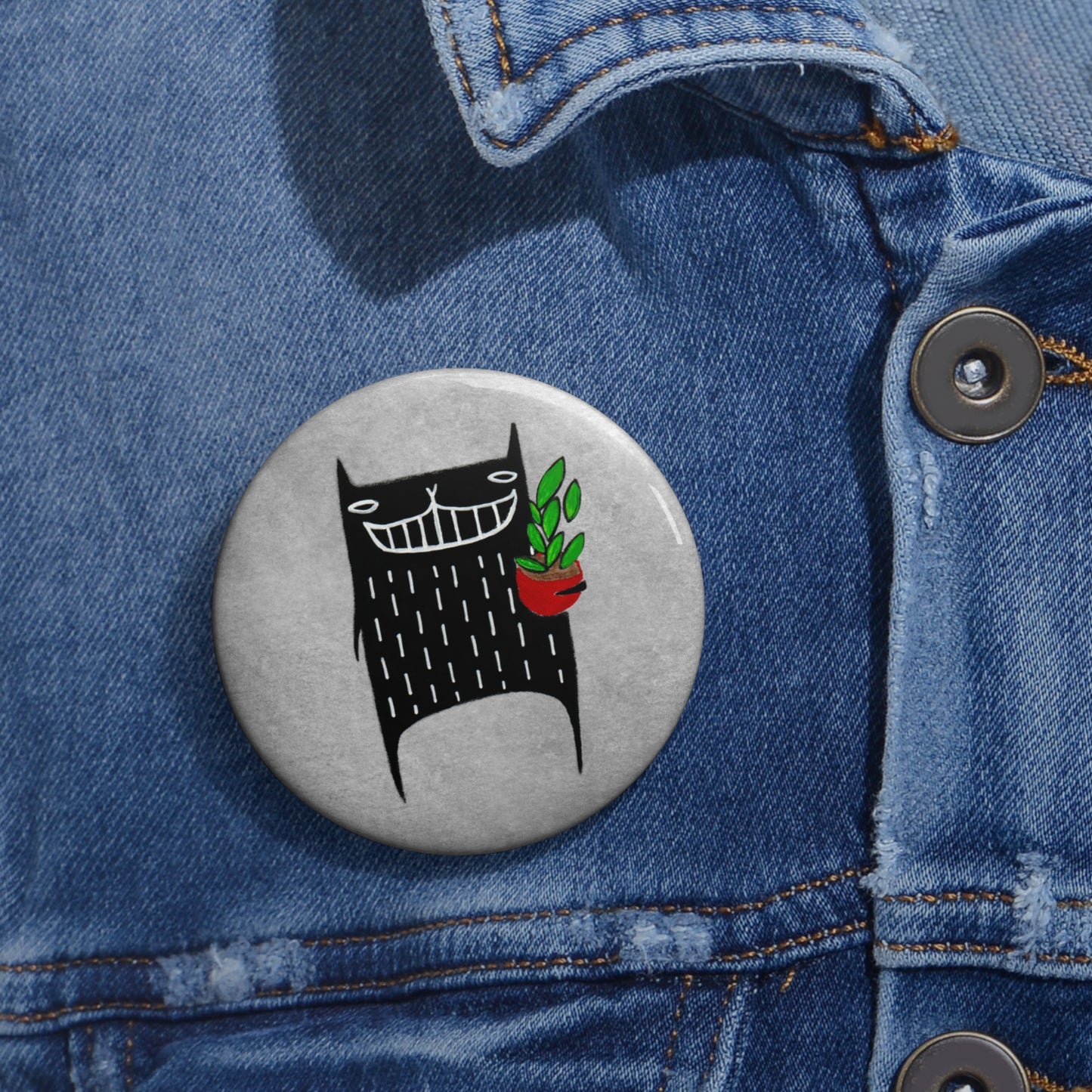 Plant Monster Button