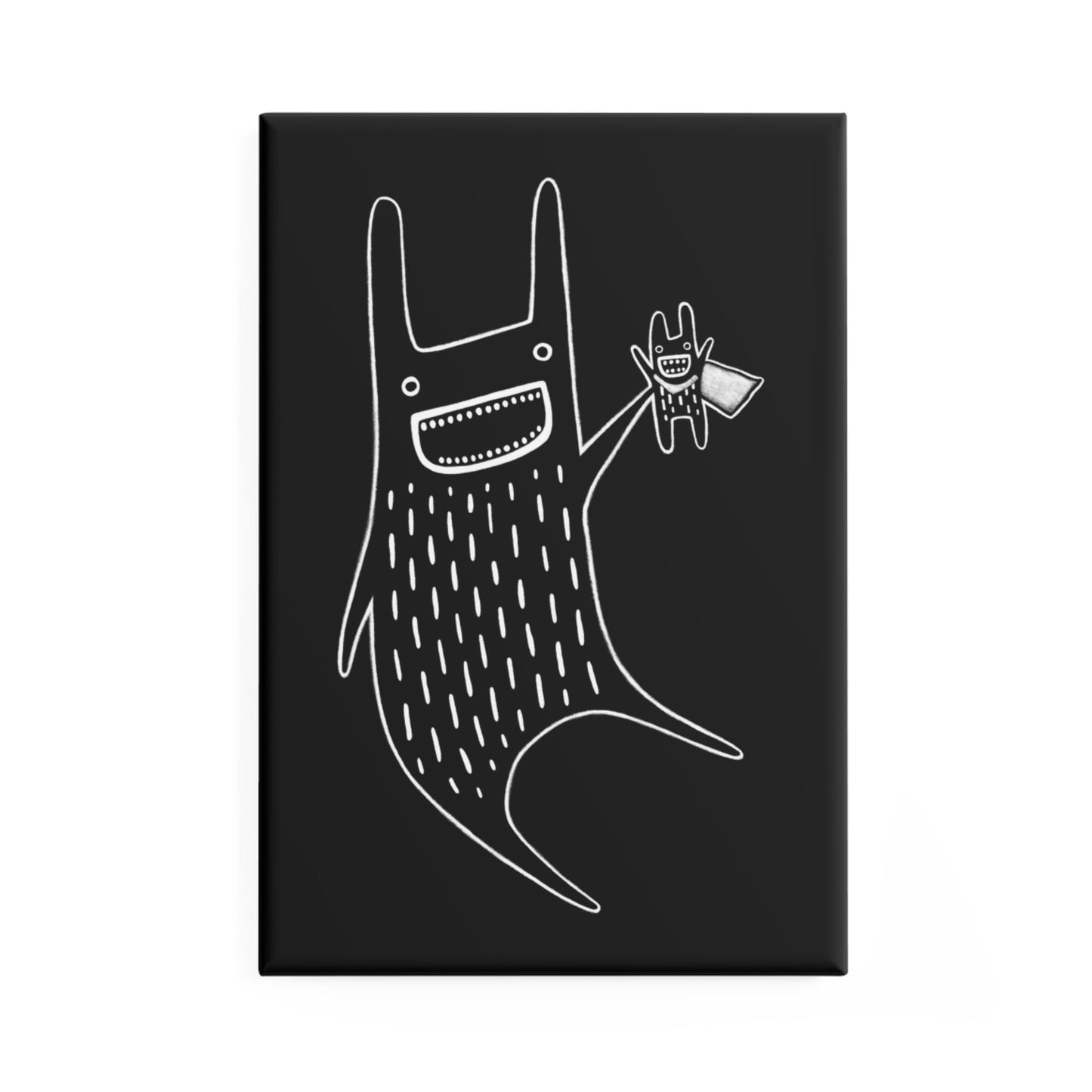 Rabbit Monster Fridge Magnet