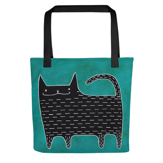 Black Cat Tote Bag