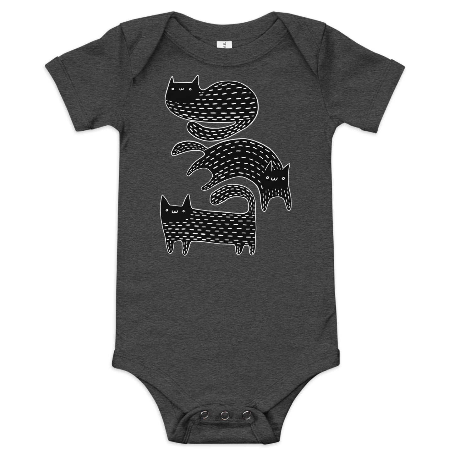 Black Cat Baby Bodysuit