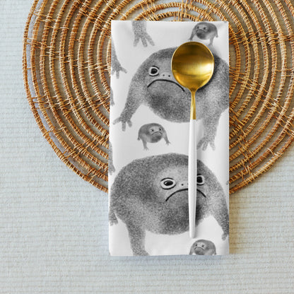 Weird Frog Cloth Napkin Set