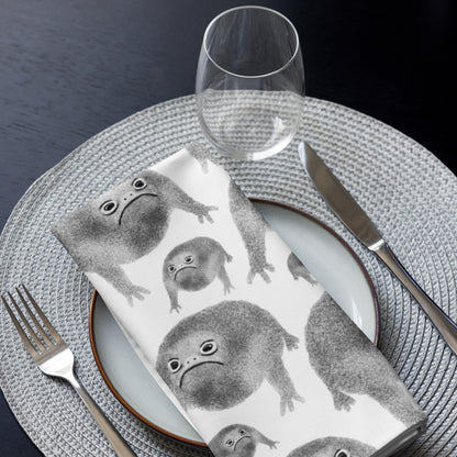Weird Frog Cloth Napkin Set