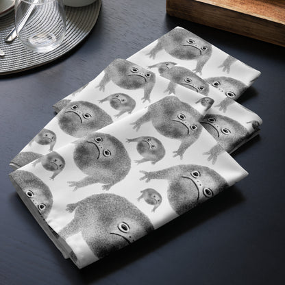 Weird Frog Cloth Napkin Set