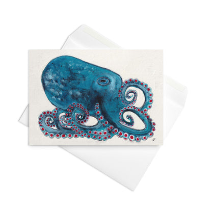 Octopus Greeting Card