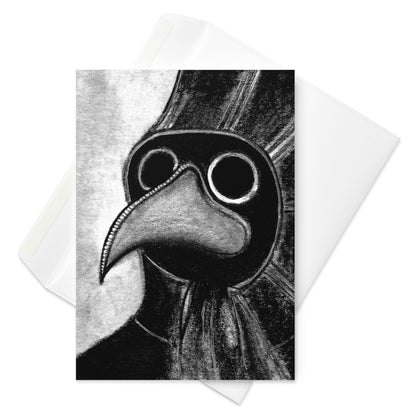 Plague Doctor Greeting Card