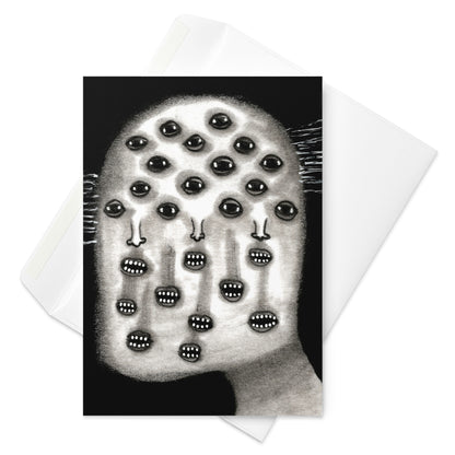 Eyeball Monster Greeting Card