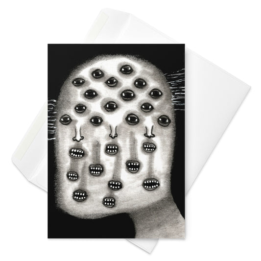 Eyeball Monster Greeting Card