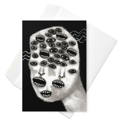 Eyeball Monster Greeting Card