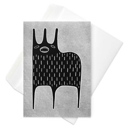 Monster Greeting Card