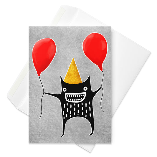 Party Monster Greeting Card