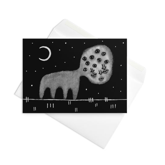 Eyeball Monster Greeting Card