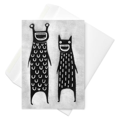 Monster Greeting Card