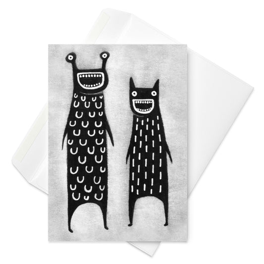 Monster Greeting Card