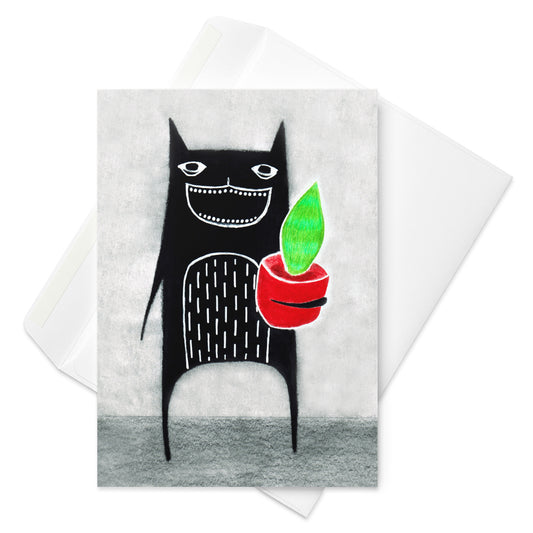 Plant Monster Greeting Card