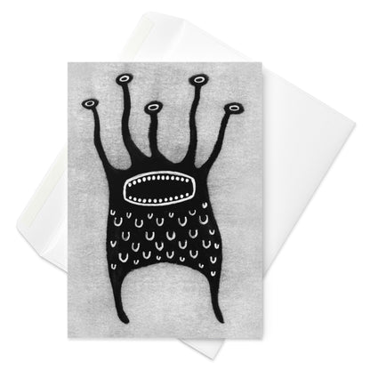 Monster Greeting Card