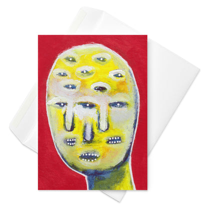 Eyeball Monster Greeting Card