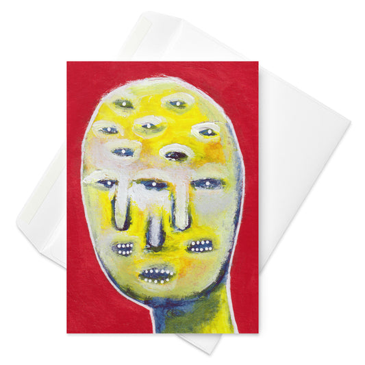 Eyeball Monster Greeting Card