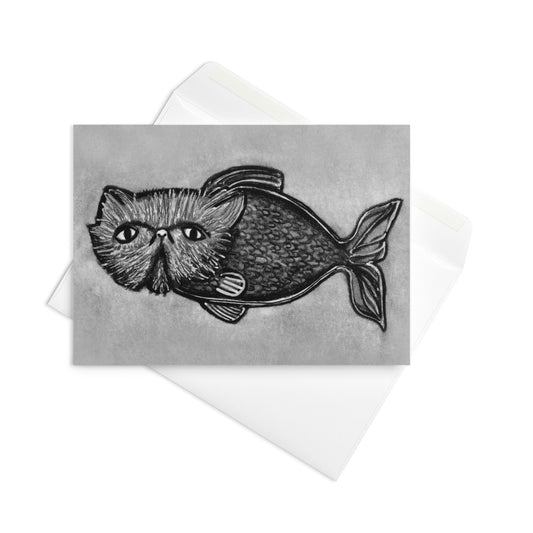 Catfish Greeting Card