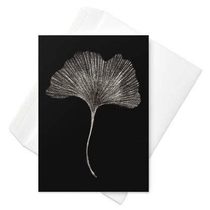 Ginkgo Leaf Greeting Card