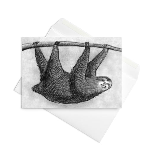 Sloth Greeting Card