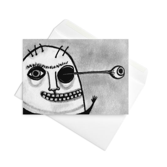 Eyeball Monster Greeting Card