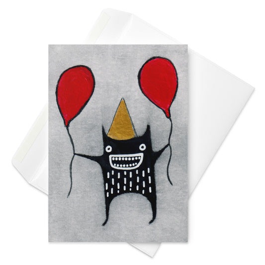 Party Monster Greeting Card