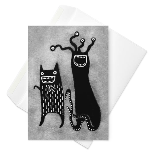 Monster Greeting Card