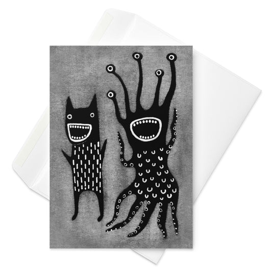 Monster Greeting Card