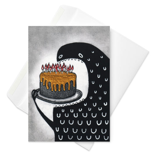 Party Monster Greeting Card