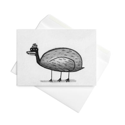 Chicken Monster Greeting Card