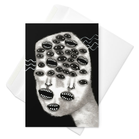 Eyeball Monster Greeting Card